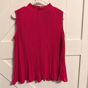 Small Nanette Lepore Sleeveless Fuchsia Blouse